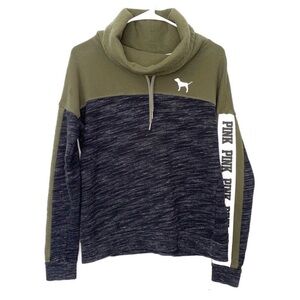 Victoria’s Secret PINK Logo Cowl-neck Pullover Sweatshirt